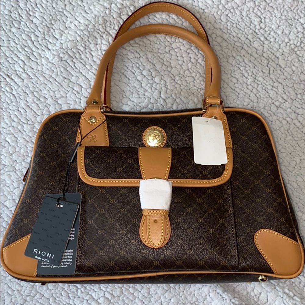 RIONI DAPHNE Satchel Organizer NWT